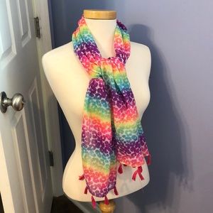 Rainbow Cheetah Print Scarf